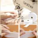 FIVEIZERO 2 Roll Jelly Roll Batting Strip - 2 1/2 Inch Polyester Blend Batting Roll, 70 Yards for Jelly Roll Rugs, Throw Rugs, Braided Rugs, Quilts & Sewing Projects, 1.4mm