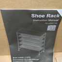 NEWBULIG 5 Tiers Shoe Rack for Entryway, Metal, Adjustable, 29.5" W, Brown
Shoe Organizer for Closet, Wall-Protective, Wooden Top, Tiered Mesh Shelves, Space-saving, Hallway, Garage, Dorm Room