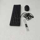 1set USB Arabic Keyboard and Mouse Silent Wired Keyboard Ergonomic Design Quiet Optical Mouse Play Convenience for Use Elegant Style