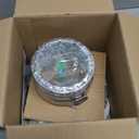 Hon&Guan Magnetic Dryer Vent Coupling Connector Kit DV180 with 6-Ply 4" 3ft Aluminum Foil Dryer Vent Hose for Tight Space & 2 Clamps(White)