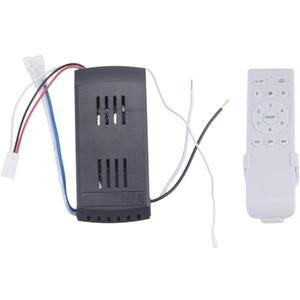 Universal Ceiling Fan Remote Control Kit Replacement, 6-Speed & Timing, Remote Replacement for 24V DC Ceiling Fan Light