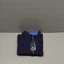 M MAELREG Mens Quarter Zip Pullover Lightweight Performance Solid Stretch Mock Neck Half Zip Mens Sweatshirt Navy, Size 2XL