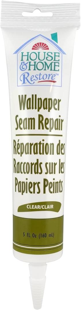Red Devil 0878 Wallpaper Adhesive, House & Home Restore Premium Wall Paper Seam Repair Glue/Paste, Pack of 4, 5 oz.