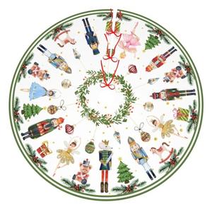 Nutcracker Christmas Tree Skirt Holiday Party Supplies Decorations Halloween Xmas Tree Mat Farmhouse Decorations 36"