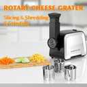 Electric Meat Grinder, 2000W Max Sausage Stuffer Maker, Vegetable Cheese Grater with 3 Shredder Slicer Blades, 2 Blades, 3 Plates, Sausage Tube, 2 Meat Claws, Burger Press & Kubbe Kit
