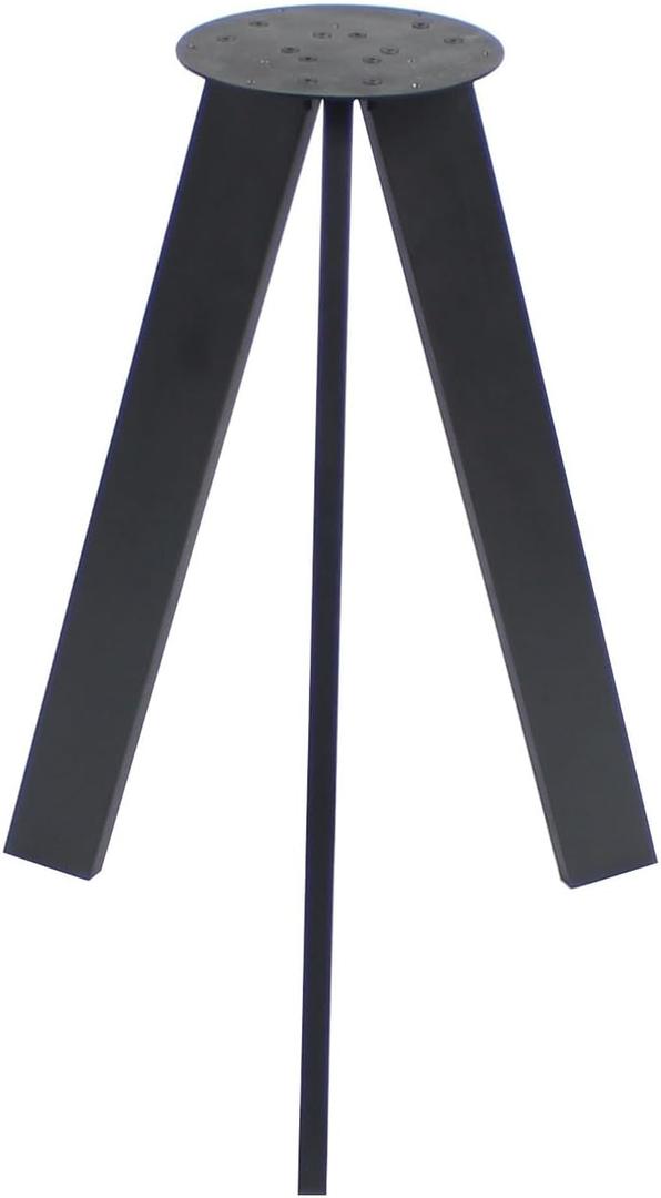 MBQQ Furniture Legs 28" Height Rustic Decory Table Legs,Heavy Duty 3-Legged Support Metal Desk Legs,Table Base,Industrial Modern, DIY Iron Coffee Table Legs