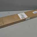 No Drill Cordless Vinyl Mini Blinds,White,33.5" W x 64" H
