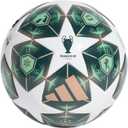 adidas UCL League Ball - Seamless Surface, FIFA Approved, Professional Training and Match Ball, (White/ Shadow Green/ Solar Slime, 4)