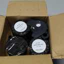12 Rolls Replace for Brother DK-1201 (1.1" x 3.5") Address Label, 400 Stickers/roll for QL-800 810W 820NWB 600 Printer, 1 Frame + 4800 Label Refills, Barcode & All Purpose Die-Cut DK Label