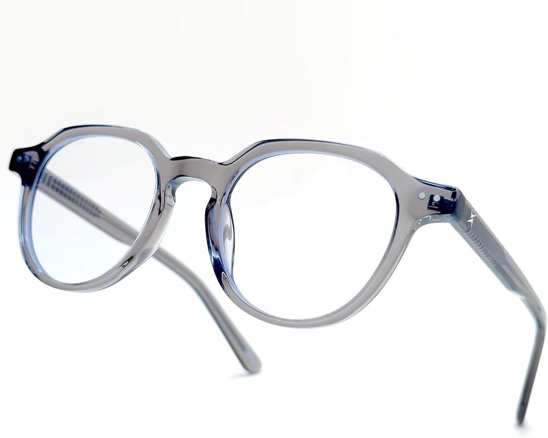 Xenvue Blue Light Blocking Glasses for Men  Premium + Stylish Computer and Screen Eyewear, Reduce Eye Strain (Grey)