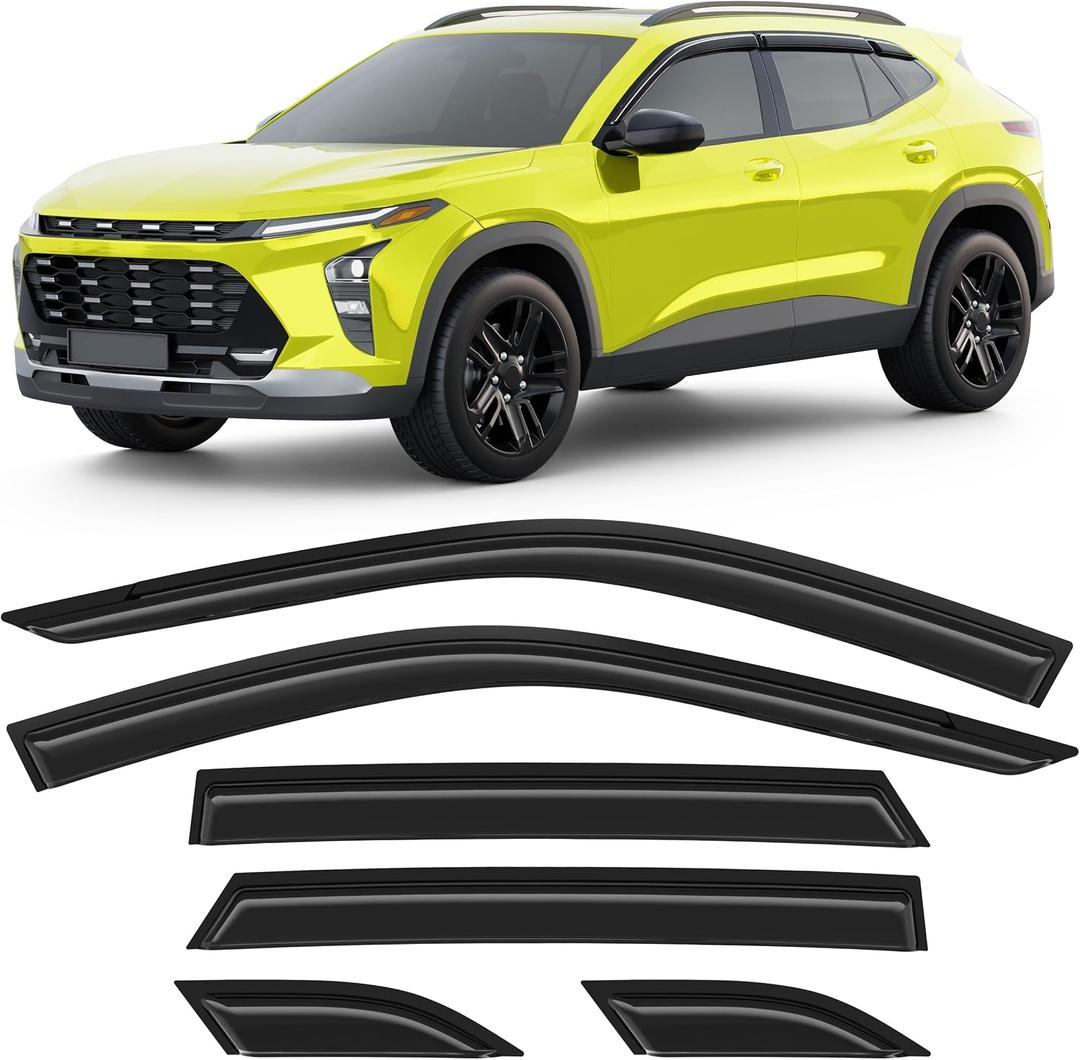 Tape-on Window Visors Rain Guards for Chevy Trax 2024 2025 2026