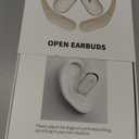 Wireless Earbuds Open Ear Stereo Sound Bluetooth Headphones, 50H Playtime Earphones with IPX7 Waterproof Ear Buds for Fitness