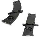Pair Retractable Cup Holder Left&Right Side Compatible with BMW 3 Series E90 E91 E92 E93 323i 325i 325xi 328i 328xi 330i 330xi 335d 335i 335is 335xi M3 2006-2013 Replaces 51459173463 51459173469 Black