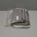 MIULEE Set of 2 Waffle Bathroom Rugs, Boho Bath Rugs Non Slip Washable, Super Absorbent Bath Mats, Ultra Soft Rubber Backed Shower Mats for Bathroom Floor, Tub, Green & Cream, 17"x24"+18"x30"