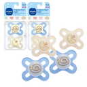 MAM Original Start Night Baby Pacifiers, Binky for 0-3 Months, BPA-Free Silicone Nipple, Easy to Clean, Best for Newborn Babies, Developed with Medical Experts, 2 Count Binkies with Sterilizer Case