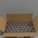 Belle Vous Mini Liquor Bottles (48 Pack) - Reusable Plastic 25ml (0.85 fl oz) Empty Spirit Bottle with Black Screw Cap, Liquid Funnel for Easy Pouring, Filling - Miniature Bottles - Weddings & Parties