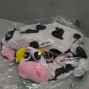 Spooktacular Creations Halloween Dalmatian Dragon Triceratop Unisex Costume, Adult Animal Costume Halloween Costume Party (Large, Pink Cow)