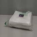 Lush Decor Coastal Chic Scalloped Edge Cotton Duvet Cover Set, 3 Piece Set, King, Navy & White - King Bedding Set - White Duvet Cover King - Coastal Decor