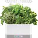 AeroGarden Harvest XL Indoor Garden Hydroponic System, White