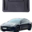 License Plate Frame Bracket for Tesla Model 3 2018-2021 / Model Y 2020-2024,Front Bumper License Plate Holder Mount Adapter Relocation Kit Accessories Replacement for TA1068101/109682900G