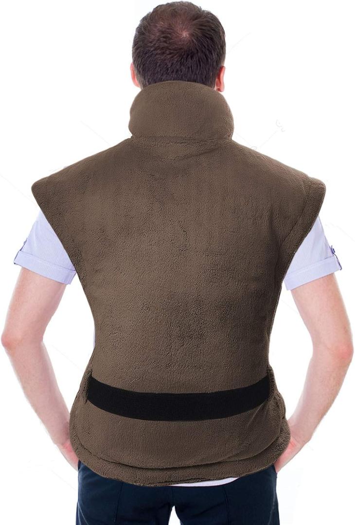 Heating Pad King Size Fast-Heating Technology for Back/Waist/Shoulder/Neck Pain and Cramps Relief - Moist and Dry Heat Therapy with Auto-Off 26"X38" Hot Heated Pad by GOQOTOMO PJ-King