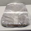 LONBET Laundry Basket with Lid, Made from Breathable Fabric | Aesthetic Clothes Hampers for Laundry with Side Handles & Sturdy Bamboo Frame (26 Gallons - Single, Gray)