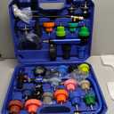 Orion Motor Tech Coolant Pressure Tester Kit, 33pc Master Coolant Vacuum Refill Kit with 23 Radiator Adapters, Radiator Cooling System Pressure Tester Kit with Vacuum Pump Vacuum Purge & Refill Tool