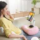 Lamicall Kindle Holder Tablet Pillow Stand - [360 Adjustable Arm][Soft & Washable] iPad Lap Holder, Kindle Accessories for Reading in Bed, iPad Stand with Bowl for 4.7-13" Tablet, E-Reader, iPhone