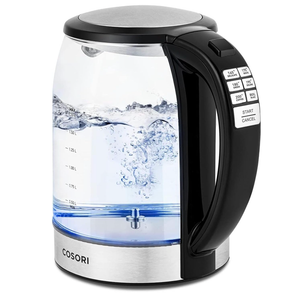 COSORI Electric Kettle Temperature Control with 6 Presets, 60min Keep Warm 1.7L Electric Tea Kettle & Hot Water Boiler, 304 Stainless Steel Filter, AutoOff & BoilDry Protection, BPA Free, Black