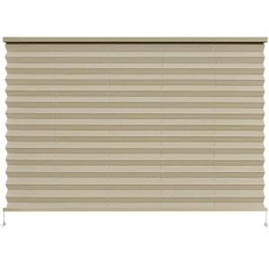 Dulepax RV Blinds, Pleated Shades, 50" W x 38" L Cappuccino, UV Protection, RV/Camper Window Shades
