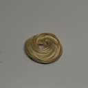 CJL HAIR 2PCs Small Cute Messy Bun Hair Piece for Thin Hair Women Mini Synthetic Curly Bun Scrunchies Updo Hairpieces Dirty Blonde