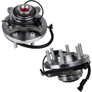 KUSATEC 515169 Front 2PCS 4x4 Wheel Bearing and Hub Assembly Compatible with Ford F-150 4WD 2015 2016 2017, 6 Lug Bolts w/ABS