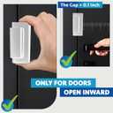 Dwell+Good Door Locks (2-Pack) - Easy To Install Aluminum Home Security Door Locks for Front Door - Child Proof Door Lock for Kids Safety- Withstand 800 lbs of Force & Tamper Proof Top Door Lock Latch