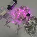 66FT 200 LED Christmas Lights Outdoor, Plug in Christmas String Lights Indoor, Waterproof & 8 Modes & Timer Function, Connectable Twinkle Fairy Lights for Home Wedding Patio Party Decor, Pink