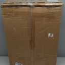 HOMCOM Under Sink Bathroom Cabinet, Pedestal Sink Storage Cabinet with 2 Doors, Shelf and U-Shape, Black