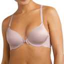 Maidenform Women's Racerback Bra with Shaping & Support, One Fab Fit Underwire Bras for Women, Lightly Lined, Front Closure (36D)