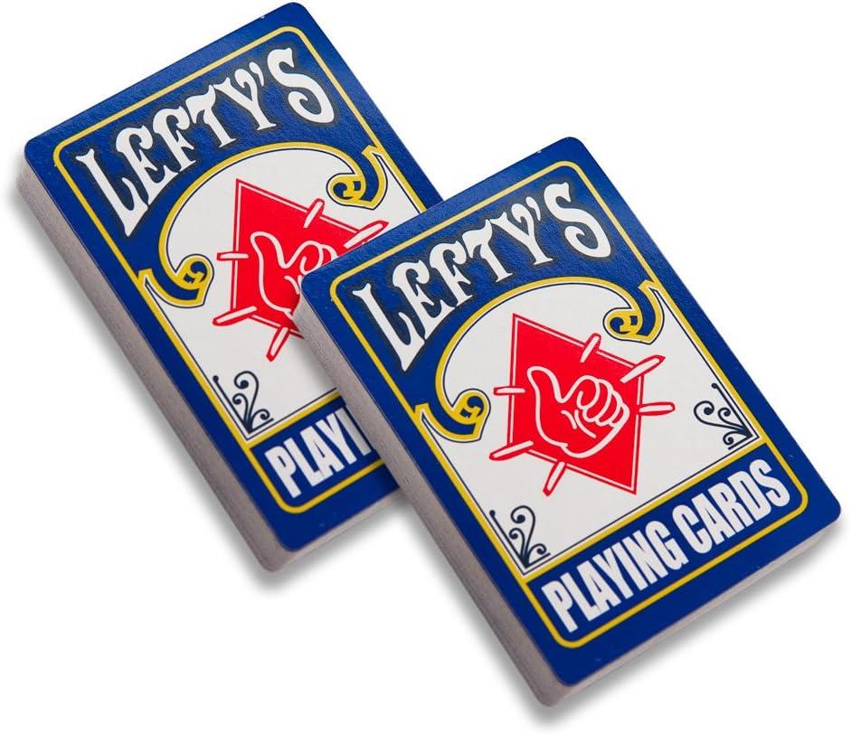 Lefty's True Left-Handed Playing Cards, 2 Decks