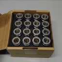 32Pcs Ford F250 F350 Lug Nuts Replacement - M14x1.5 21mm Hex Chrome One-Piece Design, Fits OEM(Stock) Wheel Nuts | OEM No. HCPZ-1012-A & HCPZ-1012-B