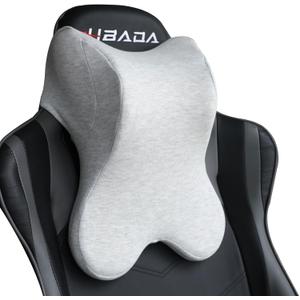 Car Neck Pillow for Driving Gaming Chair Headrest Pillow Office Chair Neck Pillow Ergonomic Design Double Straps Design Suitable for Different Heights