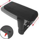 Replacement Adjustable Arms Armrest Pair Upright Bracket with Pads Fits Most Gaming Chairs (4D)