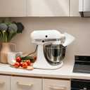 Flour Funnel for Kitchen Aid Mixer, Flour Funnel Compatible with 4.5-5QT(KSM150), Easy Pour, Anti-Splash No-Mess, Dishwasher, Safe Kitchen Aid Attachments