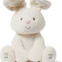 GUND Baby Flora the Bunny Animated Plush, Singing Stuffed Animal Toy for Ages 0 and Up, Cream, 12" 