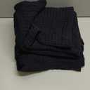 Bedsure Gentlesoft 100% Cotton Large Throw Blanket for Couch 50x70 inches - Breathable and Soft, Waffle Weave Throw Blanket for Office, Black