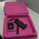 KDD Tablet Pillow Holder - 360°Adjustable iPad Pillow Stand for Lap, Bed and Desk - Gooseneck Tablet Soft Pad Dock with Storage Tray and Pocket Compatible with iPad Pro 12.9, Air Mini, Phone,(Purple)