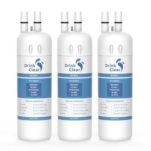 Replacement for Whirlpool EDR1RXD1, P8RFWB2L, W10295370A, Compatible with Kenmore 9081, WHR1RXD1, P4RFKB2, 46-9081, 46-9930 Refrigerator Water, PACK of 3