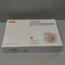 Cordless Heating Pad with Massager for Back Pain Relief: MAXwarm 4.0, Portable Heated Back Brace with Lumbar Support for Sciatica, Large 8000mAh Battery, for Women Men 70" (Beige)