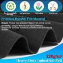 9.7x6.7ft Rectangular Pool Liner Pad for Above Ground Swimming Pools,Thickened Under Pool Mat Padding,Pools Bottom Liner Protector to Prevent Punctures & Extend Liner Life