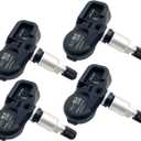 TPMS Sensor Programmed Tire Pressure Monitoring System Sensor Compatible with 2019 2020 2021 2022 2023 Forte 433MHz Set of 4 Replace# 52940-J7000