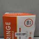 100 Pack 1ml Syringes with Needle-30Ga 0.5 Inch, Individually Sealed Packaging