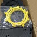 2 Pcs Adjustable Height Bed Support Legs, 8.5-13 inch, Black Plastic, Bed Frame/Bed Center Slat Support, Reinforcement Parts